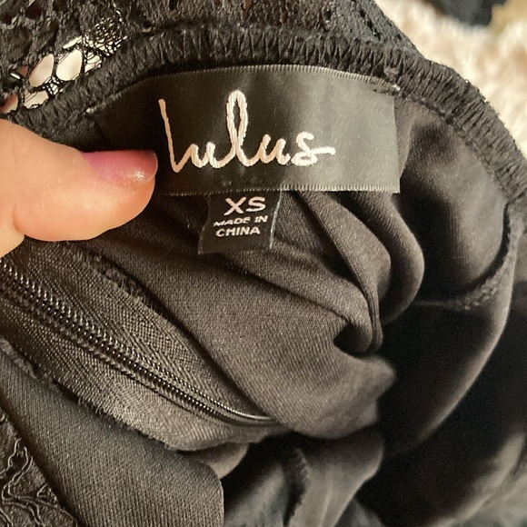 Lulus black lace dress size XS  - NWOT - Picture 11 of 11